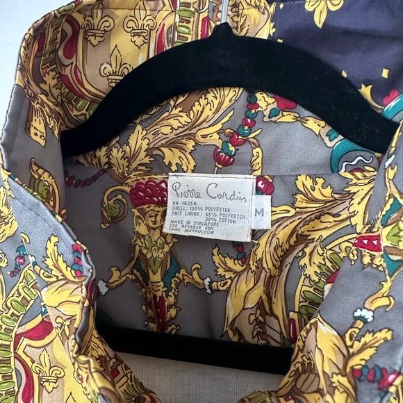 Gold gilded print windbreaker - Picture 11 of 11